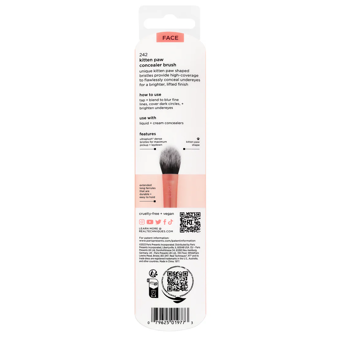 Real Techniques Kitten Paw Concealer Brush - Image 3