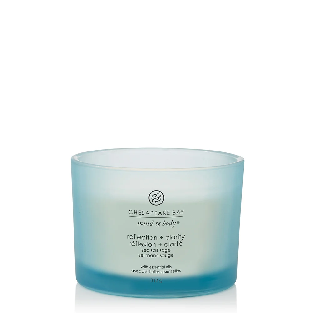 Chesapeake Bay Candle Reflection & Clarity (Sea Salt Sage) 3 stoppini  & Clarity (Sea Salt Sage) - Image 2