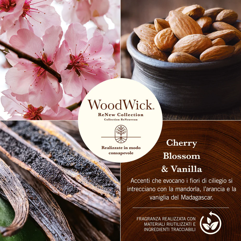 Woodwick ReNew Cherry Blossom & Vanilla Media  Cherry Blossom & Vanilla - Image 2