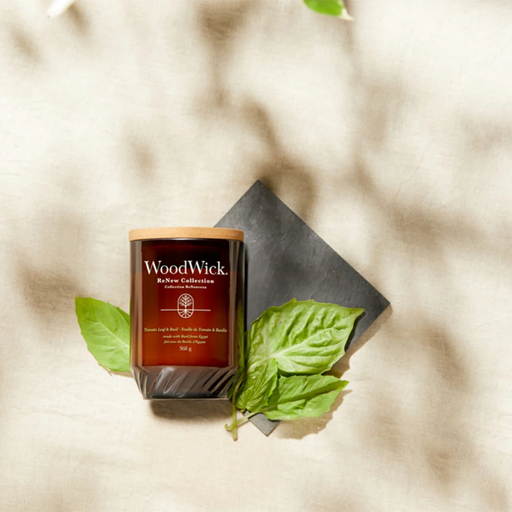 Woodwick ReNew Tomato Leaf & Basil Grande Tomato Leaf & Basil - Image 4