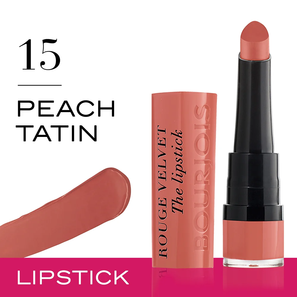Bourjois Rouge Velvet The Lipstick 015 Peach Tatin - Image 4