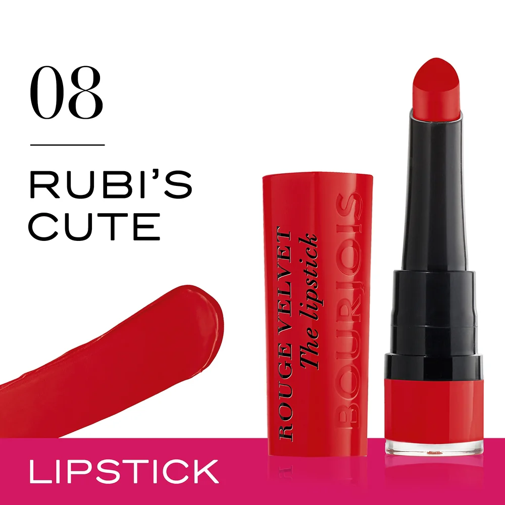 Bourjois Rouge Velvet The Lipstick 08 Rubi'S Cute - Image 4