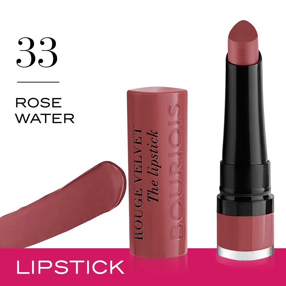 Bourjois Rouge Velvet The Lipstick 33 Rose Water - Image 4