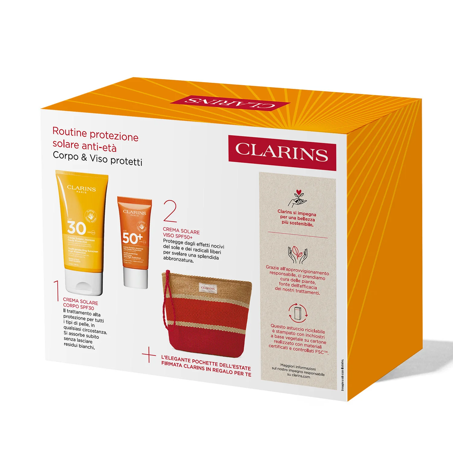 Clarins Routine protezione solare anti-età Set V1 - Image 4
