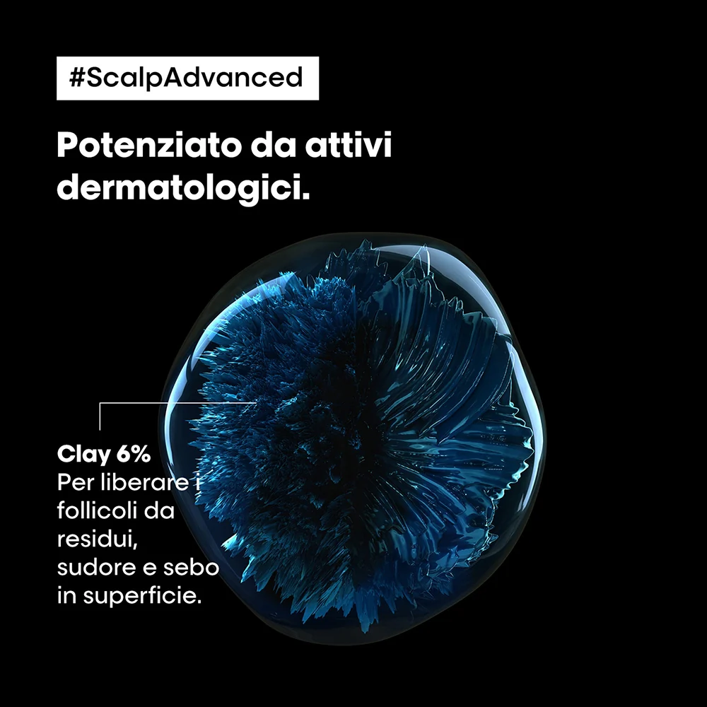 L'oreal Professionnel Scalp Advanced 2-in-1 Deep Purifier Clay Anti-Oiliness 250 ml - Image 5