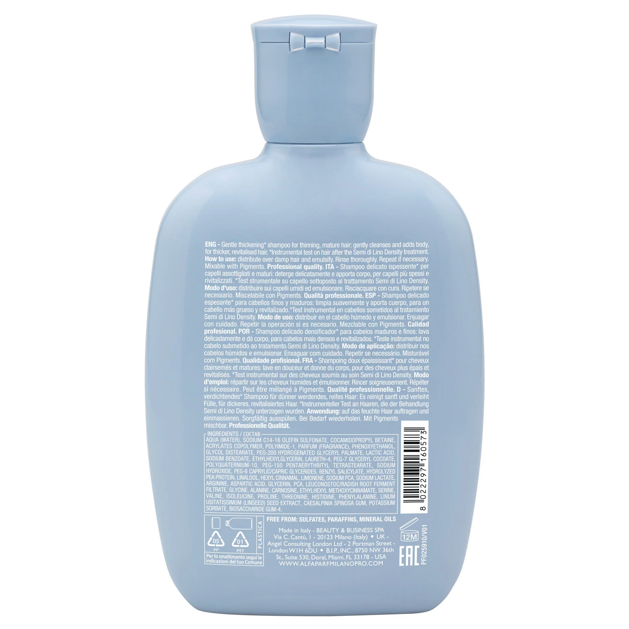 Semi Di Lino Semi di Lino Density Thickening Low Shampoo 250 ml - Image 2