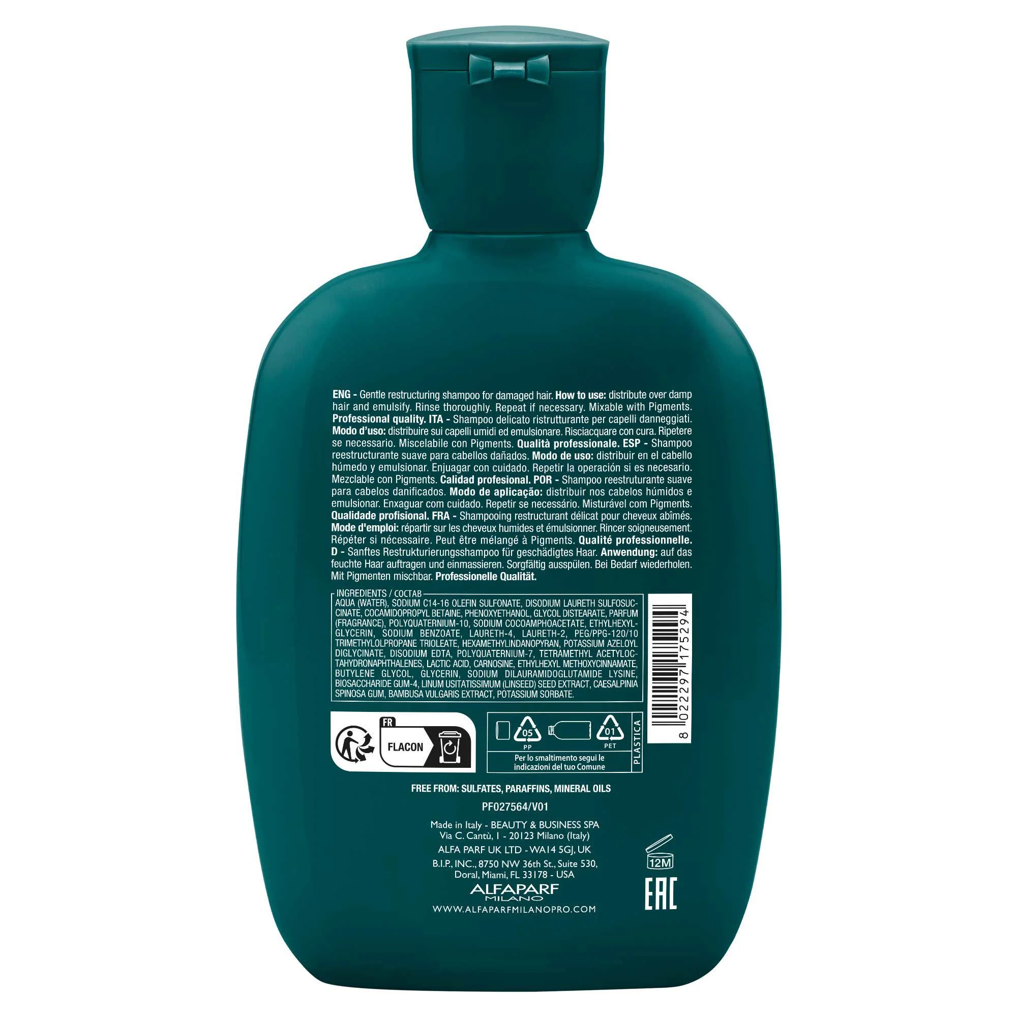 Semi Di Lino Semi di Lino Reconstruction Reparative Low Shampoo 250 ml - Image 2