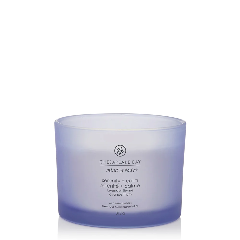 Chesapeake Bay Candle Serenity & Calm (Lavender Thyme) 3 stoppini  Calm (Lavender Thyme) - Image 2
