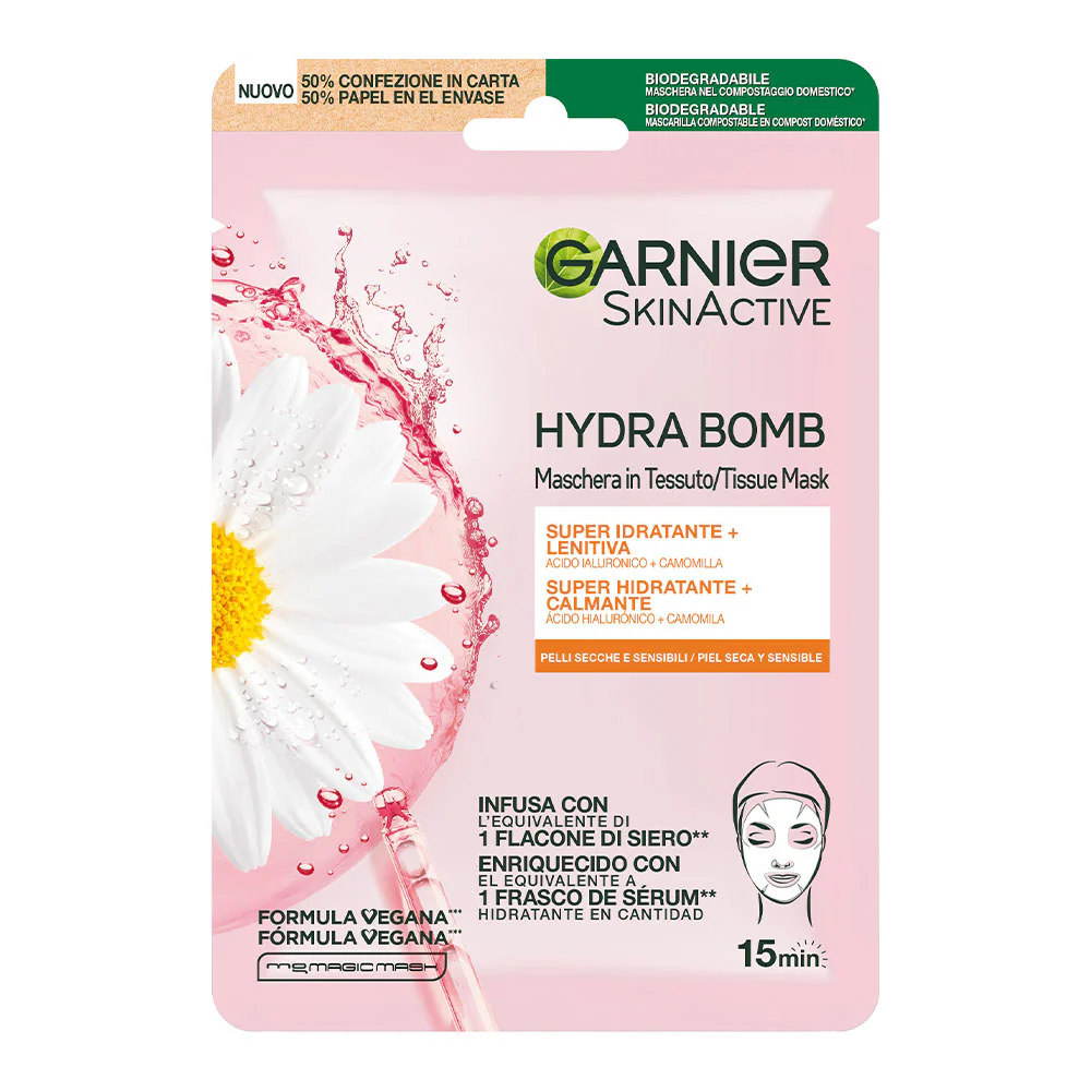 Garnier SkinActive Hydra Bomb Super Idratante Lenitiva Camomilla e Hydra Bomb Super Idratante Lenitiva - Image 2