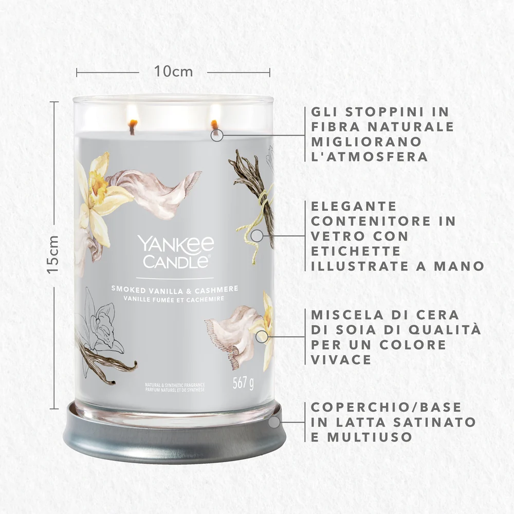 Yankee Candle Smoked Vanilla & Cashmere Signature Tumbler - Image 2
