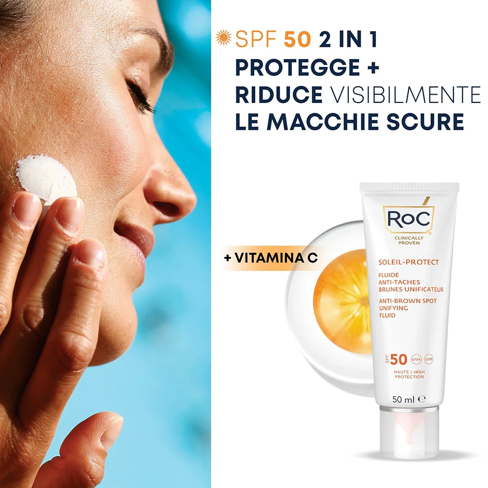 Roc Soleil Protect Fluide Anti-Taches Brunes Unificateur Spf50 - Image 2