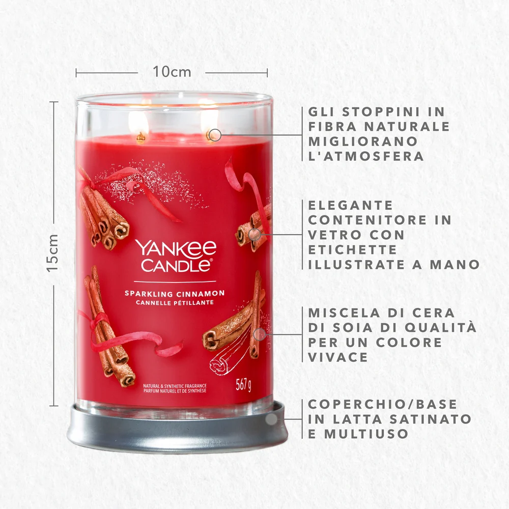 Yankee Candle Sparkling Cinnamon Signature Tumbler - Image 3
