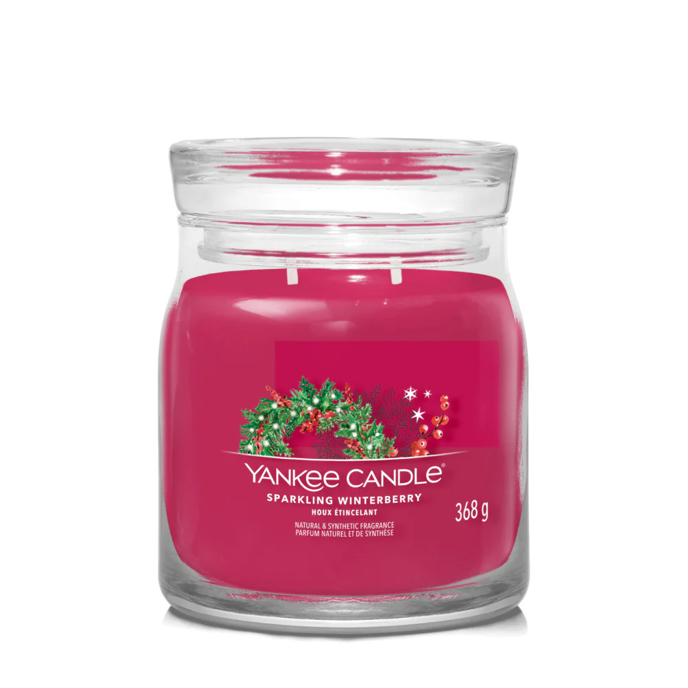 Yankee Candle Sparkling Winterberry Media ling Winterberry - Image 2