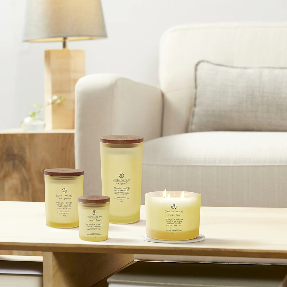 Chesapeake Bay Candle Strength & Energy (Pineapple Coconut) Grande th & Energy (Pineapple Coconut) - Image 3