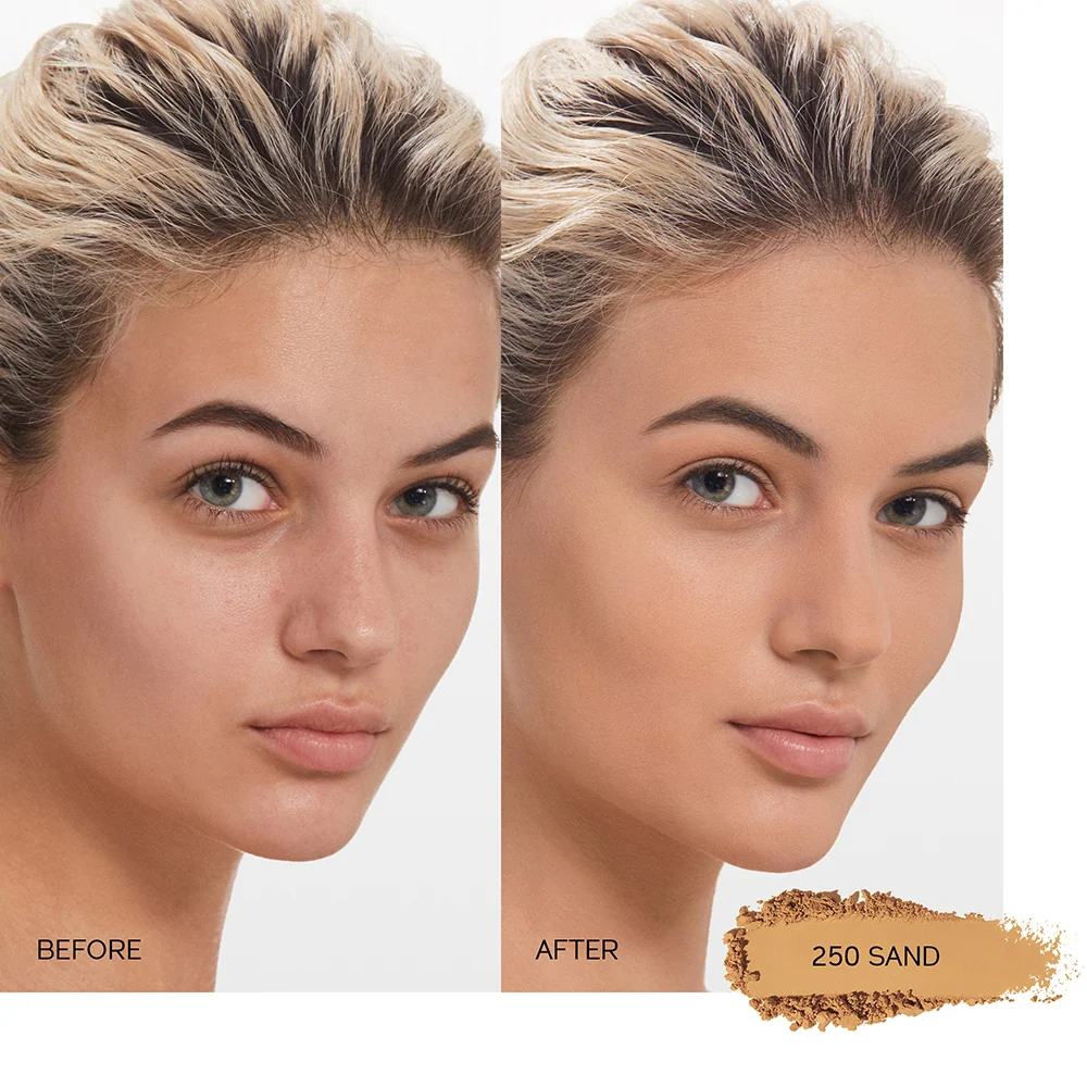 Shiseido SYNCHRO SKIN SELF-REFRESHING CUSTOM FINISH POWDER FOUNDATION 250 Sand - Image 3