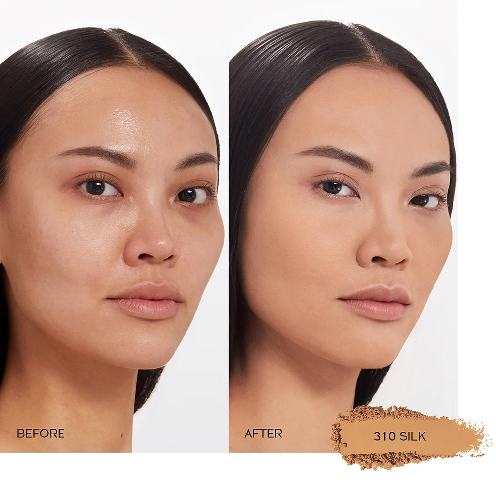 Shiseido SYNCHRO SKIN SELF-REFRESHING CUSTOM FINISH POWDER FOUNDATION 310 Silk - Image 3