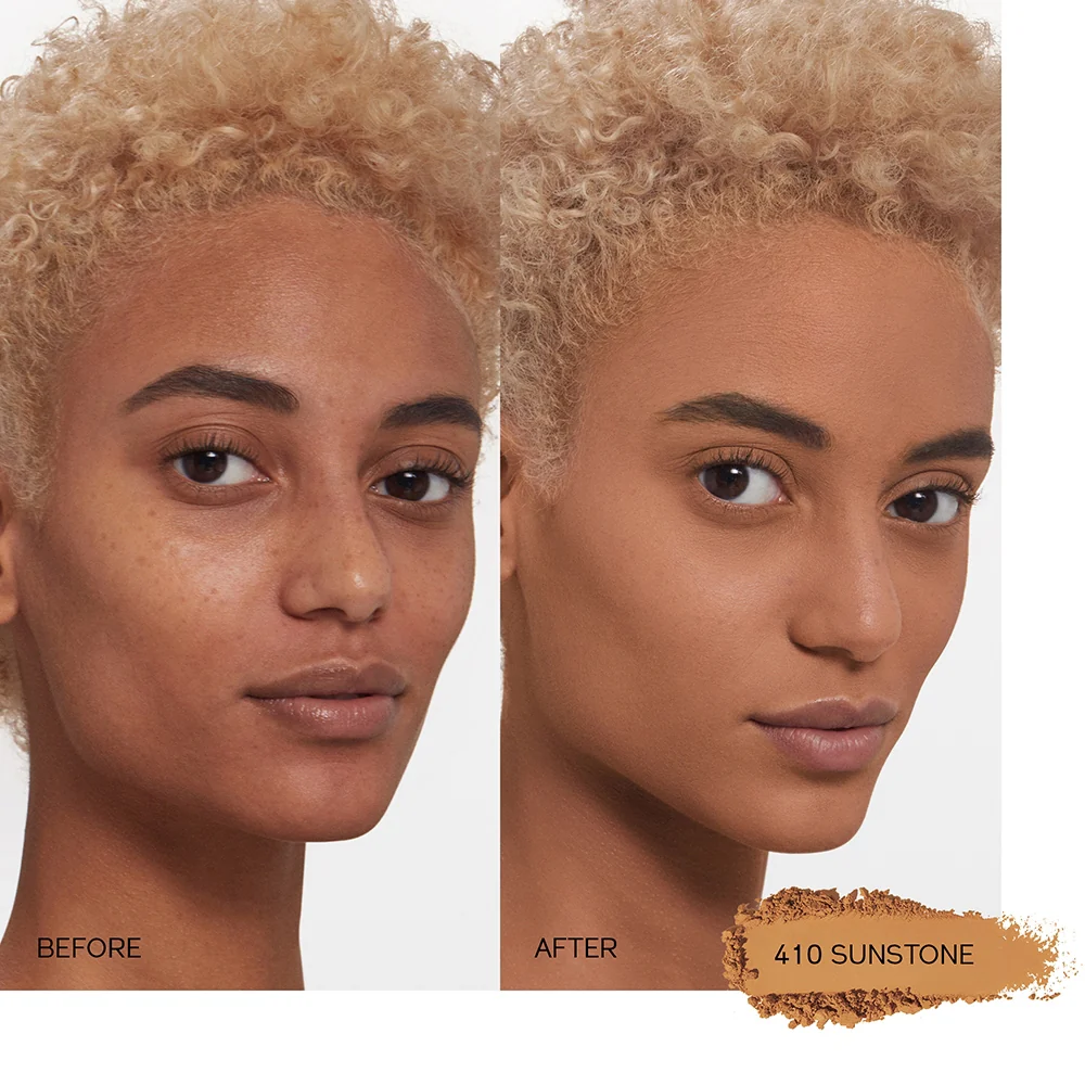 Shiseido SYNCHRO SKIN SELF-REFRESHING CUSTOM FINISH POWDER FOUNDATION 410 Sunstone - Image 3