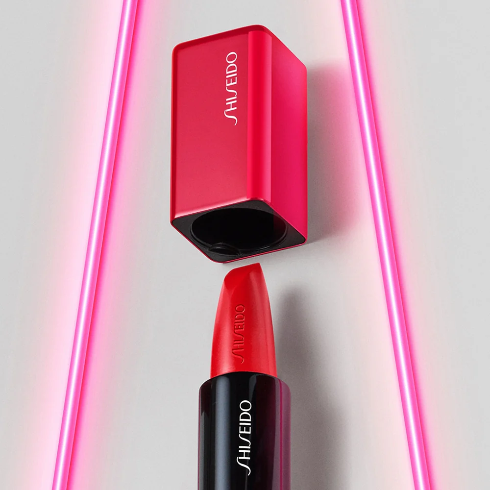 Shiseido TechnoSatin Gel Lipstick 415 Short Circuit - Image 4