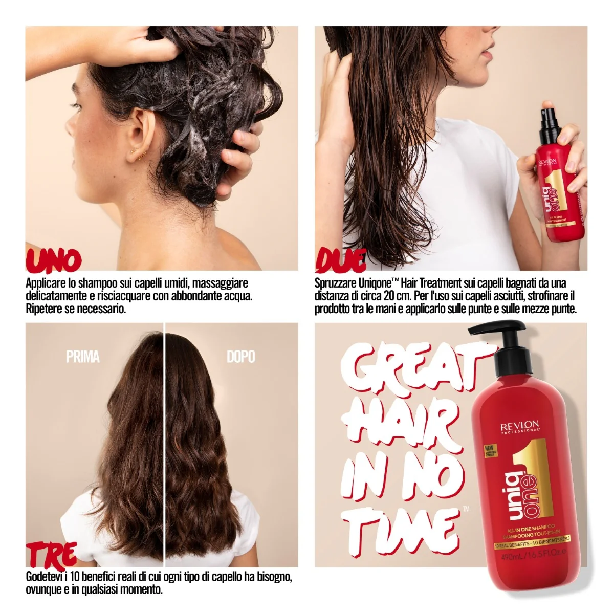 Revlon Professional Uniqone All In One Shampoo 490 ml - Image 4