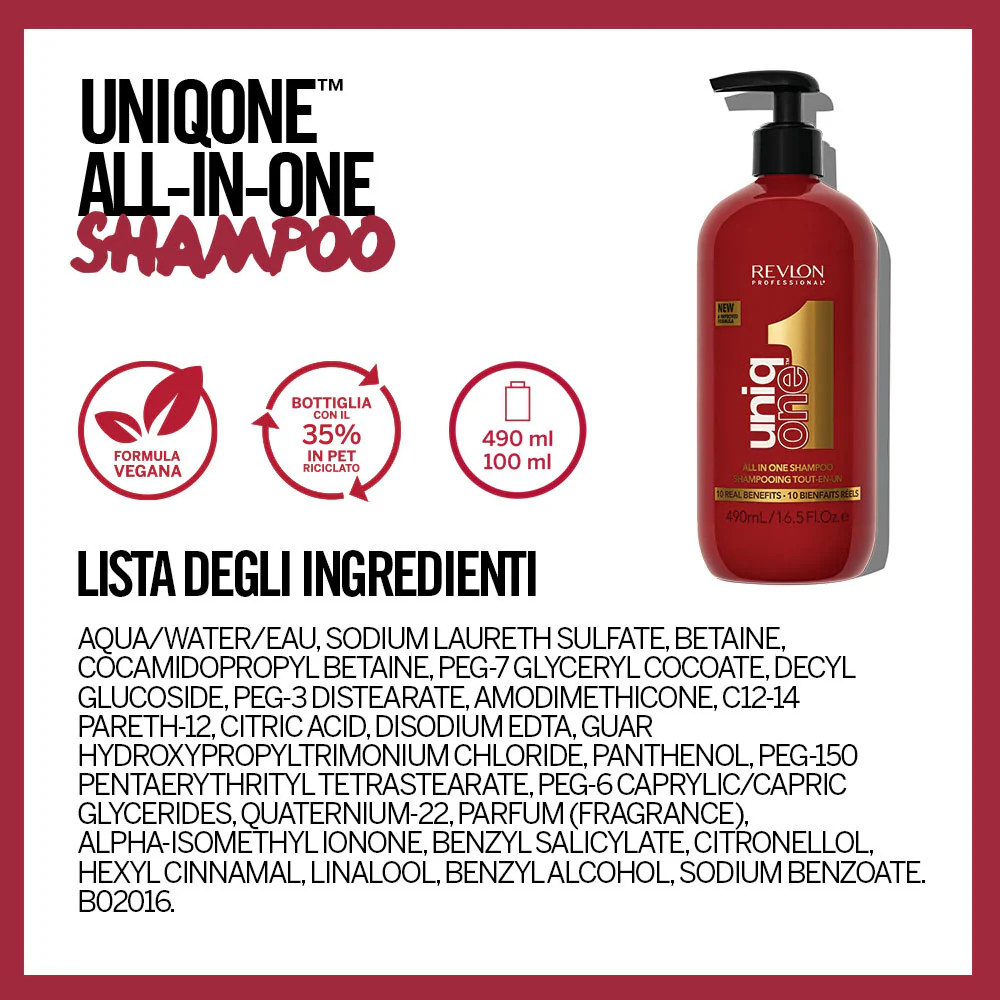 Revlon Professional Uniqone All In One Shampoo 490 ml - Image 6