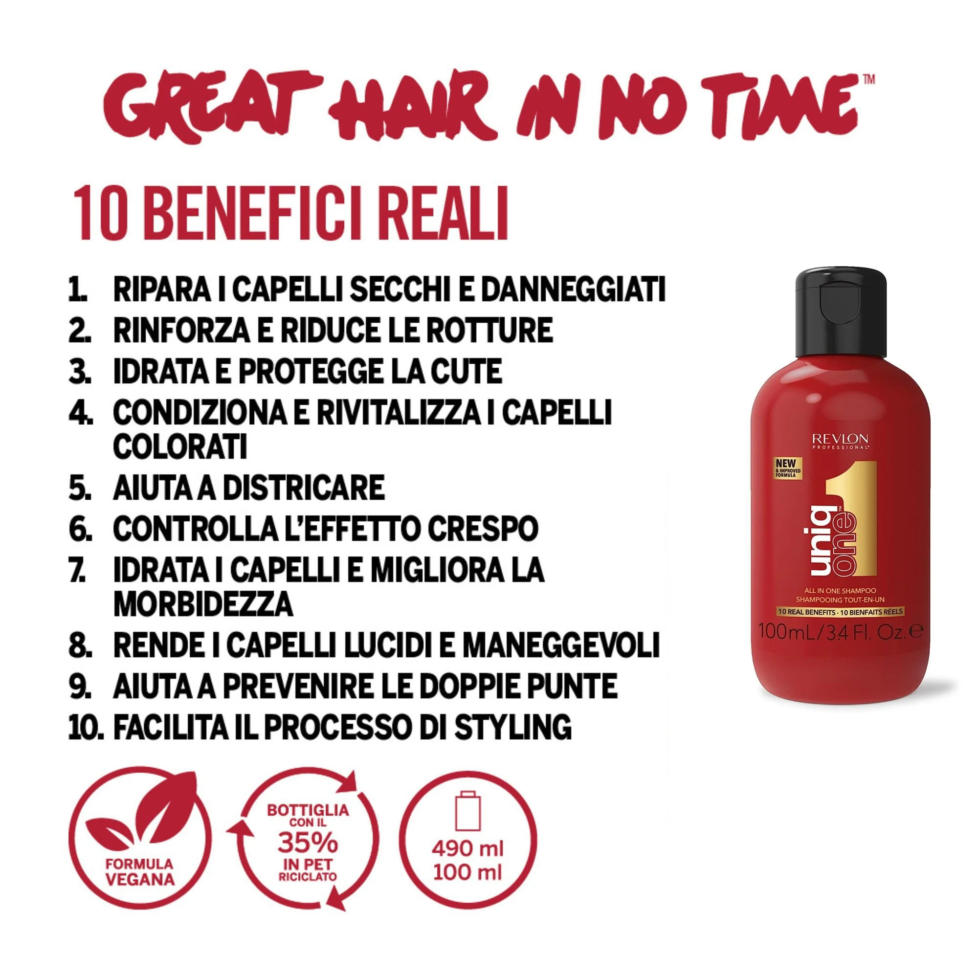 Revlon Professional Uniqone All In One Shampoo 100 ml - Image 6