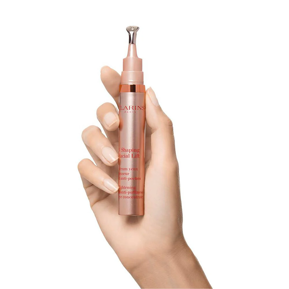 Clarins V Shaping Facial Lift Sérum Yeux Tenseur & Anti-poches 15 ml - Image 3