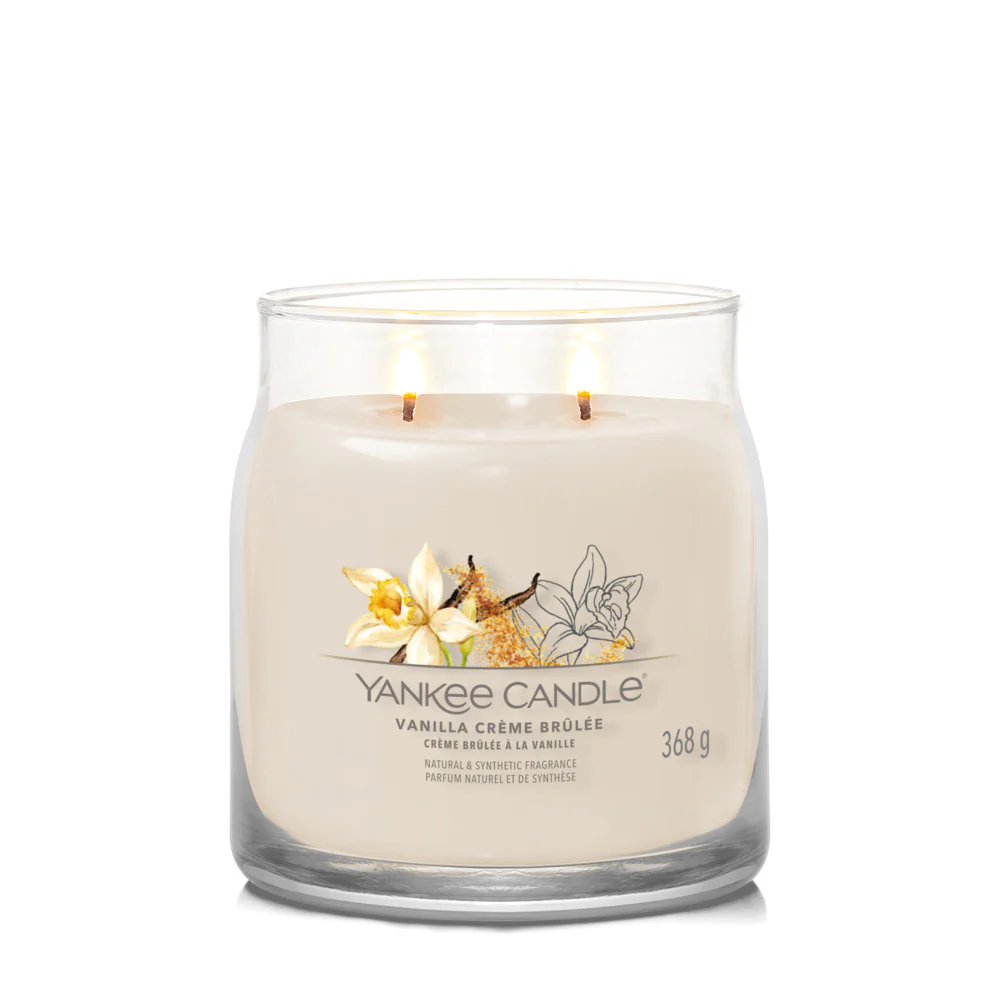Yankee Candle Vanilla Crème Brulee Signature Grande a Crème Brulee Signature - Image 2