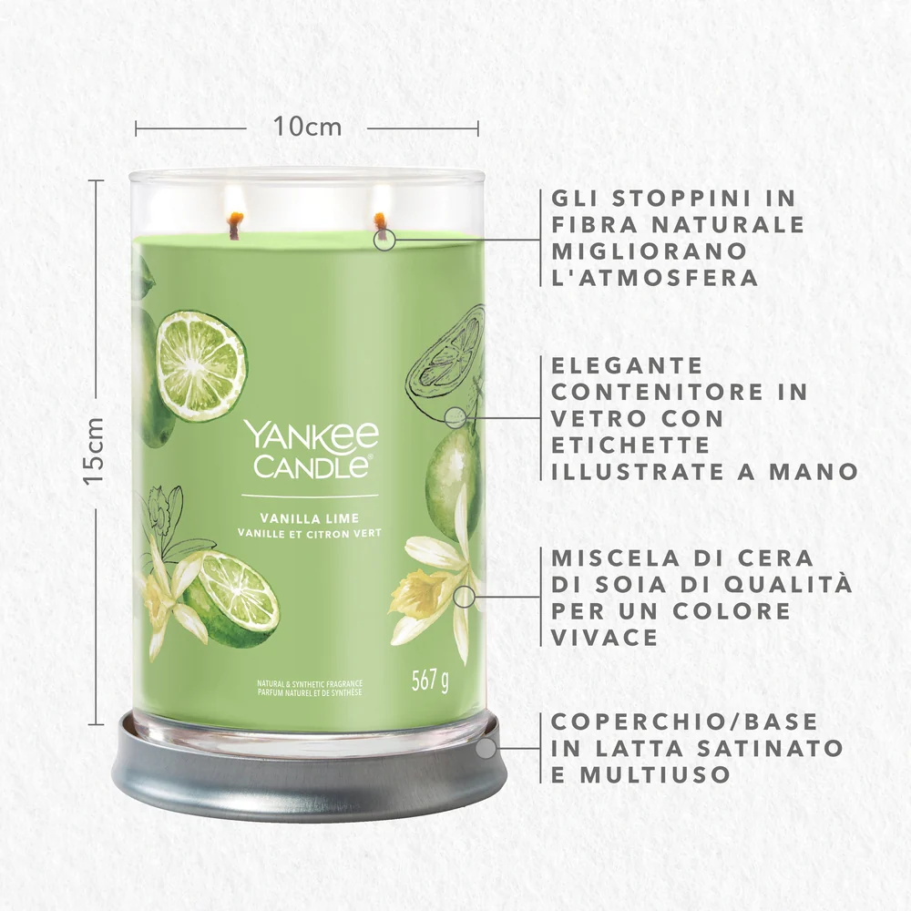 Yankee Candle Vanilla Lime Signature Tumbler - Image 2
