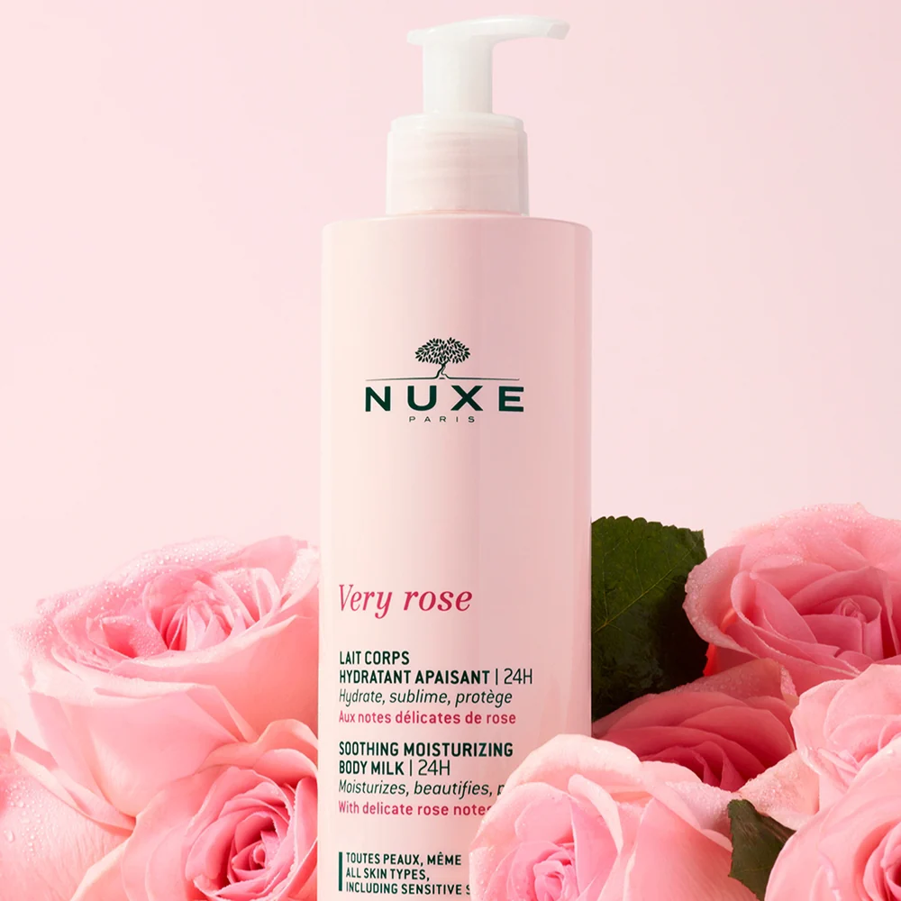 Nuxe Very Rose Lait Corps Hydratant Apaisant 24H 400 ml - Image 2