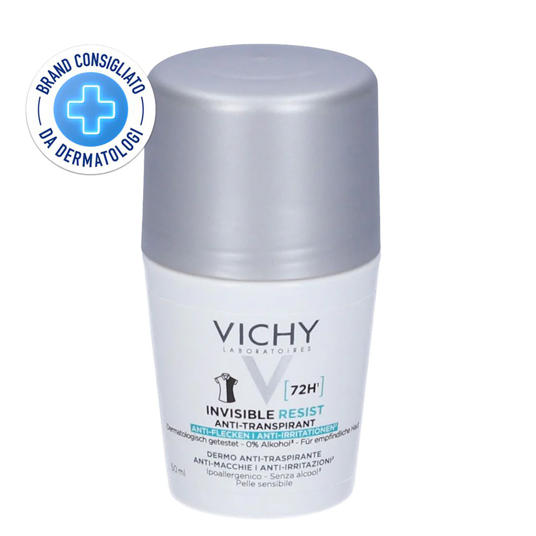 VICHY Dermo-T Deo Roll-On 72H Invisible  50 ml