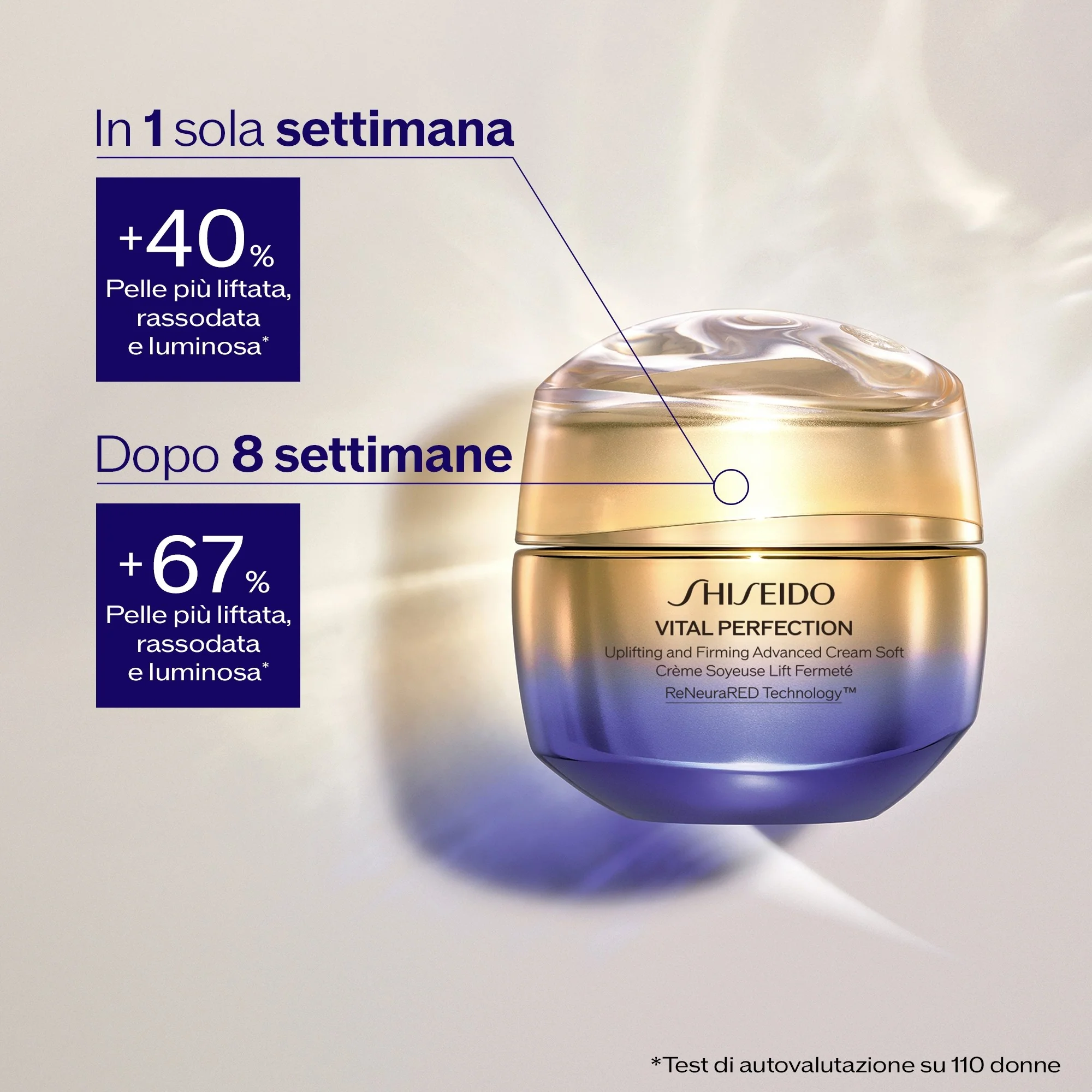 Shiseido Vital Perfection Uplifting and Firming Advanced Cream Soft Refill 50 ml - Image 3