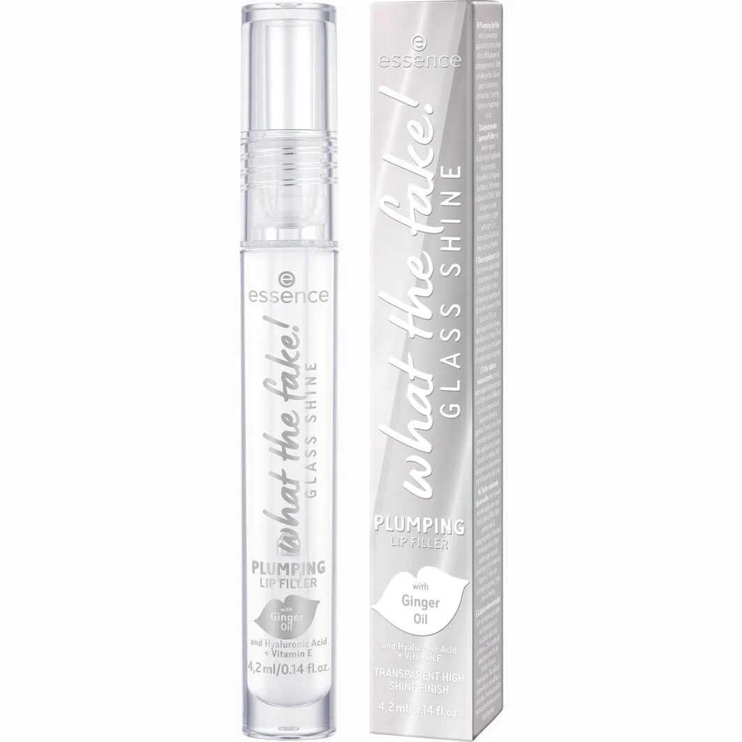 Essence What The Fake! Glass Shine Plumping Lip Filler 01 Oh So Glassy! - Image 2