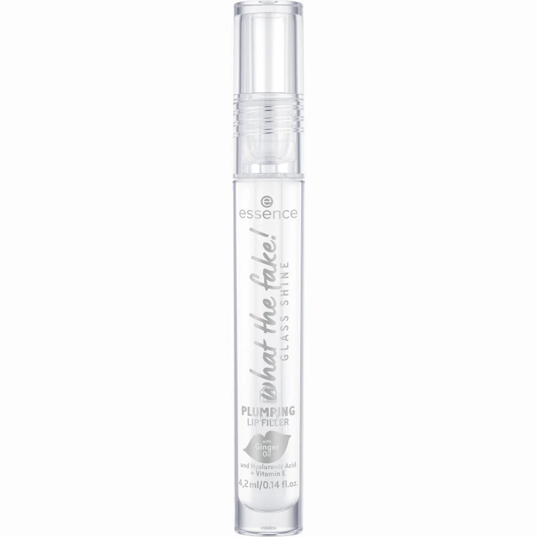 Essence What The Fake! Glass Shine Plumping Lip Filler 01 Oh So Glassy! - Image 4